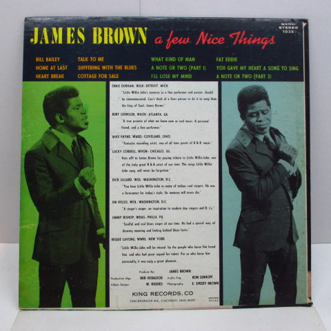 JAMES BROWN - Thinking About Little Willie John A Few Nice Things (US Orig.Stereo LP)