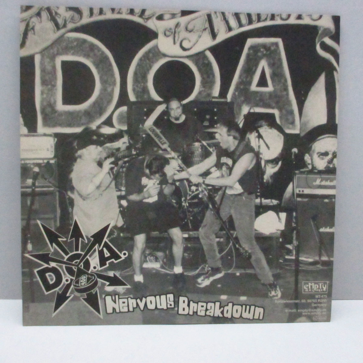D.O.A. / DOG EAT DOGMA (D.O.A. / ドッグ・イート・ドグマ) - Nervous Breakdown (German Orig.7")