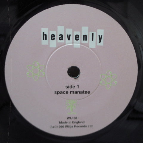 HEAVENLY (ヘヴンリー) - Space Manatee +2 (UK オリジナル 7インチ+光沢固紙ジャケ) '96年シングル