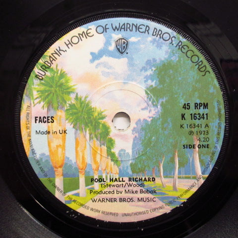 FACES - Pool Hall Richard (UK Orig.Flat Centre)