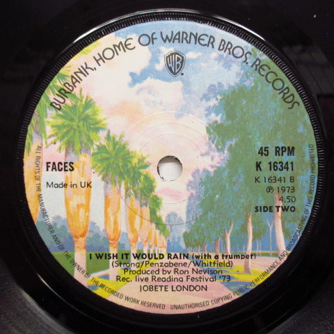 FACES (フェイセス) - Pool Hall Richard (UK オリジナル「フラットセンター」7")