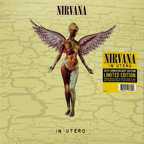 NIRVANA (ニルヴァーナ) - In Utero (Worldwide 限定復刻リマスター再発180グラム重量 LP+10インチ/NEW)