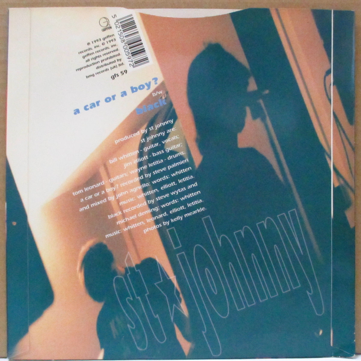 ST. JOHNNY (セイント・ジョニー) - A Car Or A Boy? (UK Orig.7")