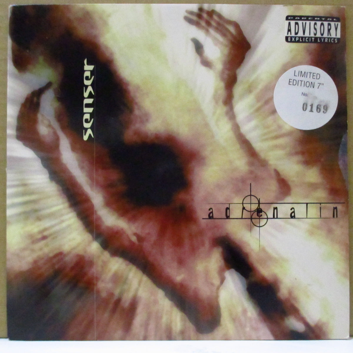 SENSER (センサー) - Adrenalin (UK Limited 7"/Numbered Stickered PS)