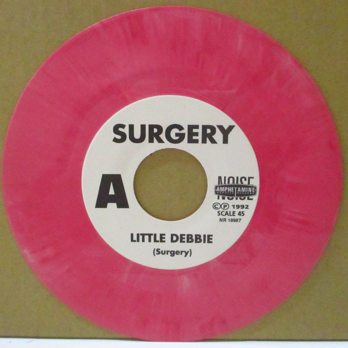 SURGERY (サージェリー) - Little Debbie (US 限定ピンクマーブルヴァイナル 7")