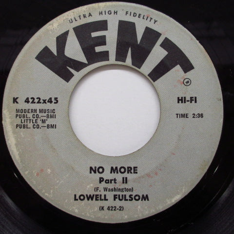 LOWELL FULSON (FULSOM) (ローウェル・フルソン) - No More (Part 1 & 2)