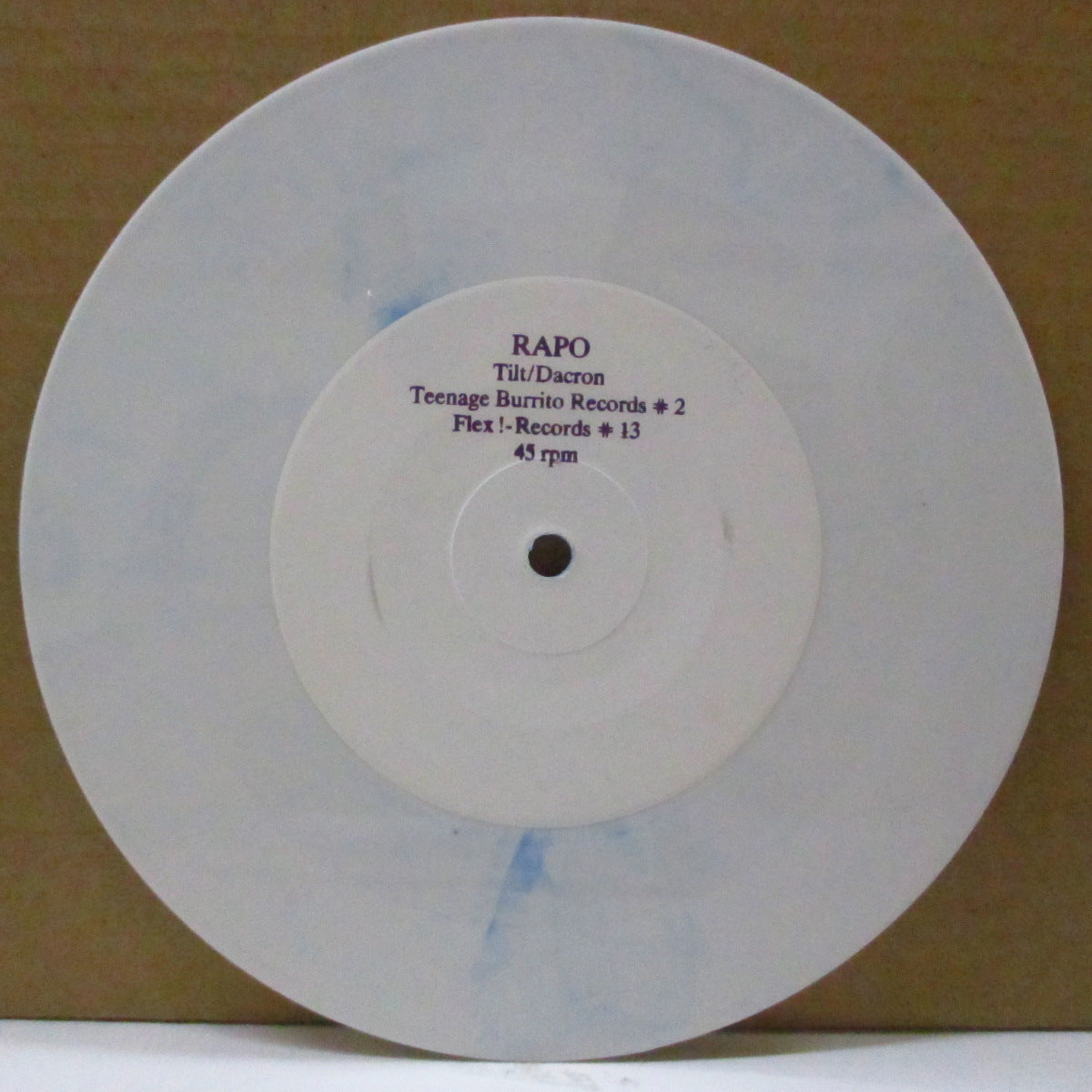 RAPO (ラポ) - Tilt (German Limited White & Blue Marbel Vinyl 7")