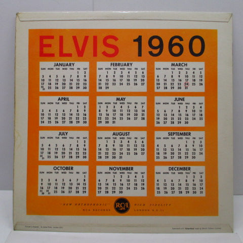 ELVIS PRESLEY (エルヴィス・プレスリー) - A Date With Elvis (UK'64年Re/Silver Spot Logo)