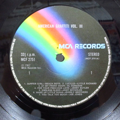 V.A. (O.S.T. アメグラ第三弾) - American Graffiti Vol.3 (UK 70's Re 2xLP/GS)