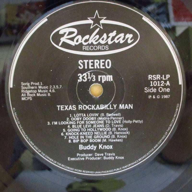 BUDDY KNOX (バディ・ノックス)  - Texas Rockabilly Man (UK Orig.Mono LP)