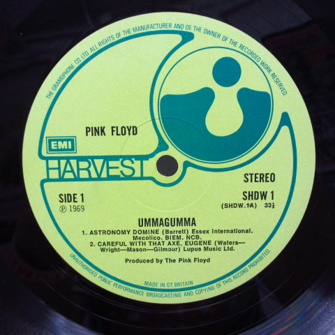 PINK FLOYD (ピンク・フロイド) - Ummagumma (UK '69 2nd Press 2xLP/CGS)