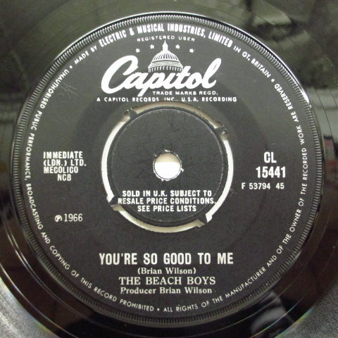 BEACH BOYS (ビーチ・ボーイズ ) - Sloop John B (UK:Orig.Round LBL)