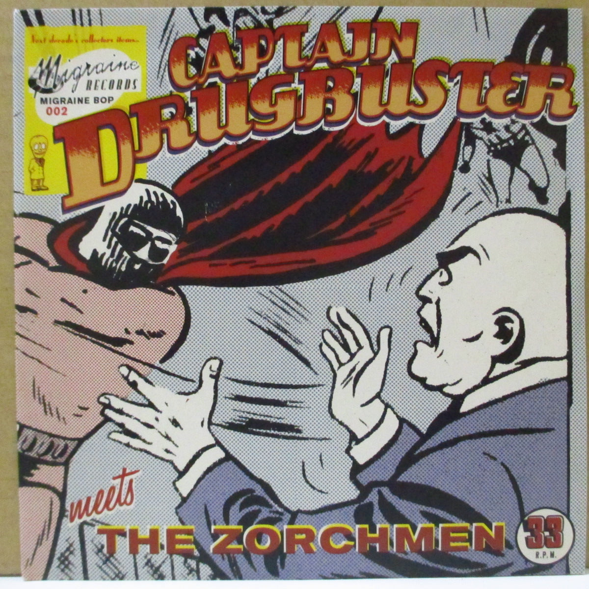 CAPTAIN DRUGBUSTER Meets THE ZORCHMEN (キャプテン・ドラッグバスター・ミーツ・ザ・ゾーチメン) - S.T. (German 500枚限定 7"/ナンバリング入りジャケ)