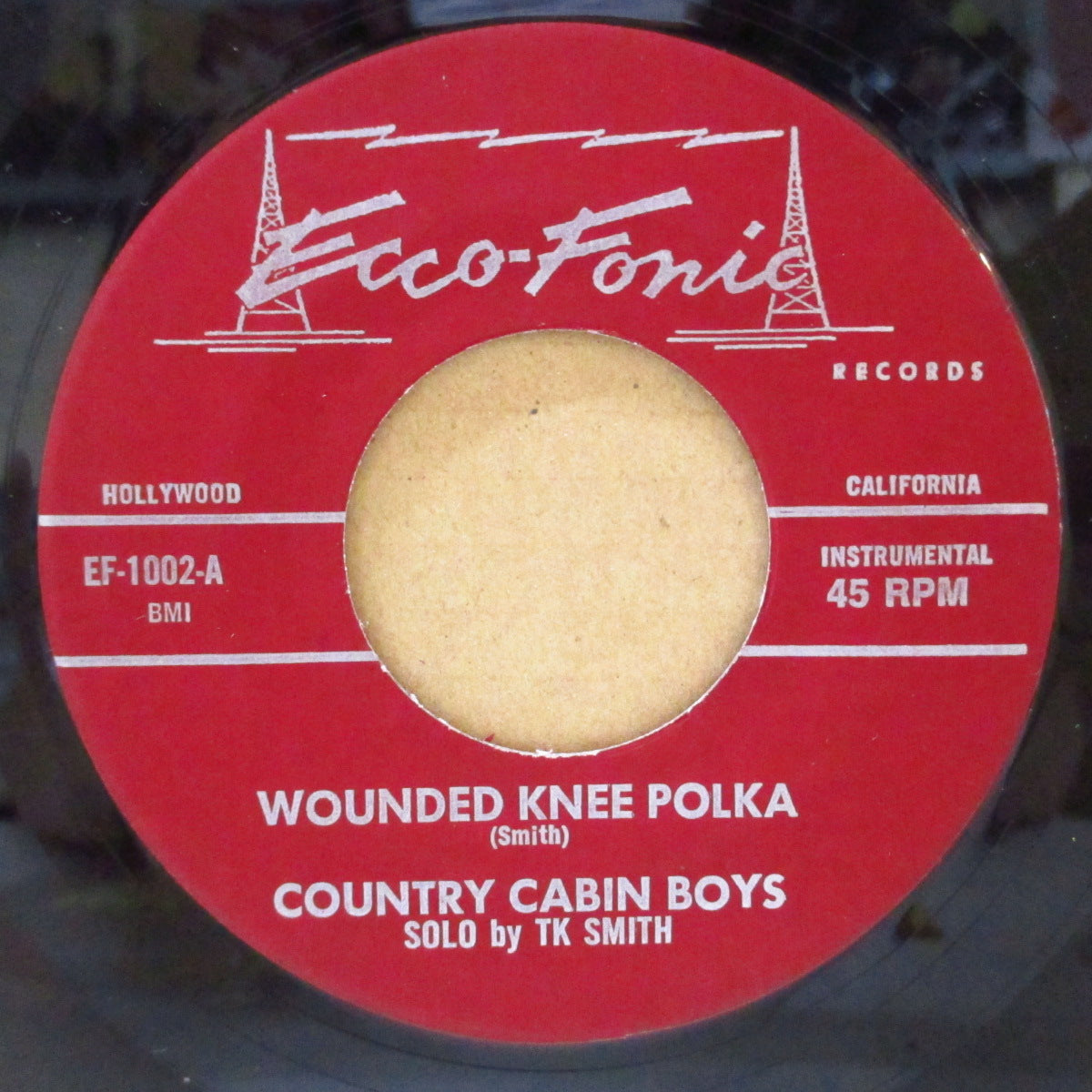 COUNTRY CABIN BOYS, THE (ザ・カントリー・キャビン・ボーイズ) - Wounded Knee Polka (US オリジナル 7")