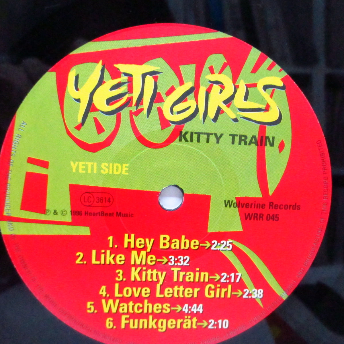 YETI GIRLS (イエティ・ガールズ ) - Kitty Train (German オリジナル LP+インナー、ブックレット)