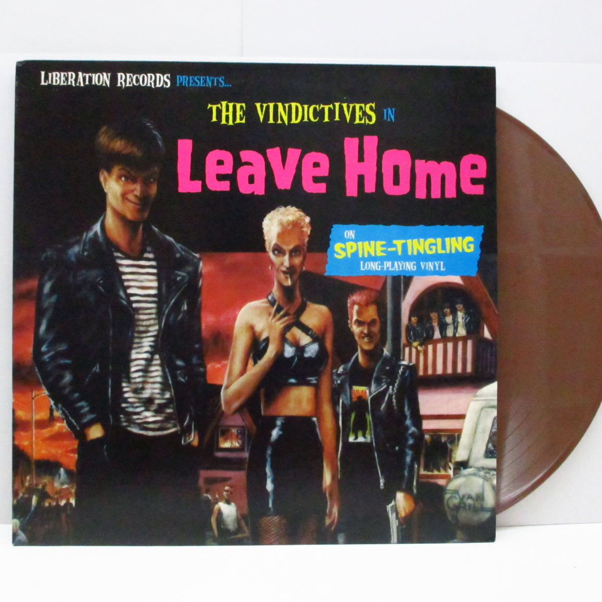 VINDICTIVES, THE (ヴィンディクティヴズ) - Leave Home (US '98 限定再発ブラウンヴァイナル  LP+インサート/L-37808)