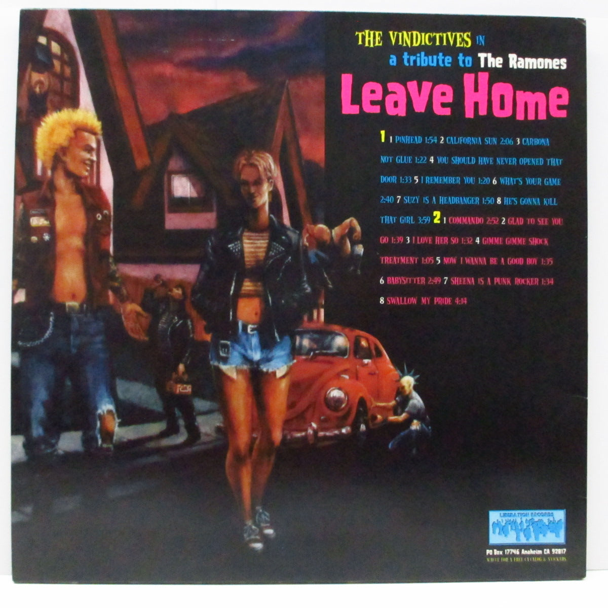 VINDICTIVES, THE (ヴィンディクティヴズ) - Leave Home (US '98 限定再発ブラウンヴァイナル LP+インサート/L-37808)