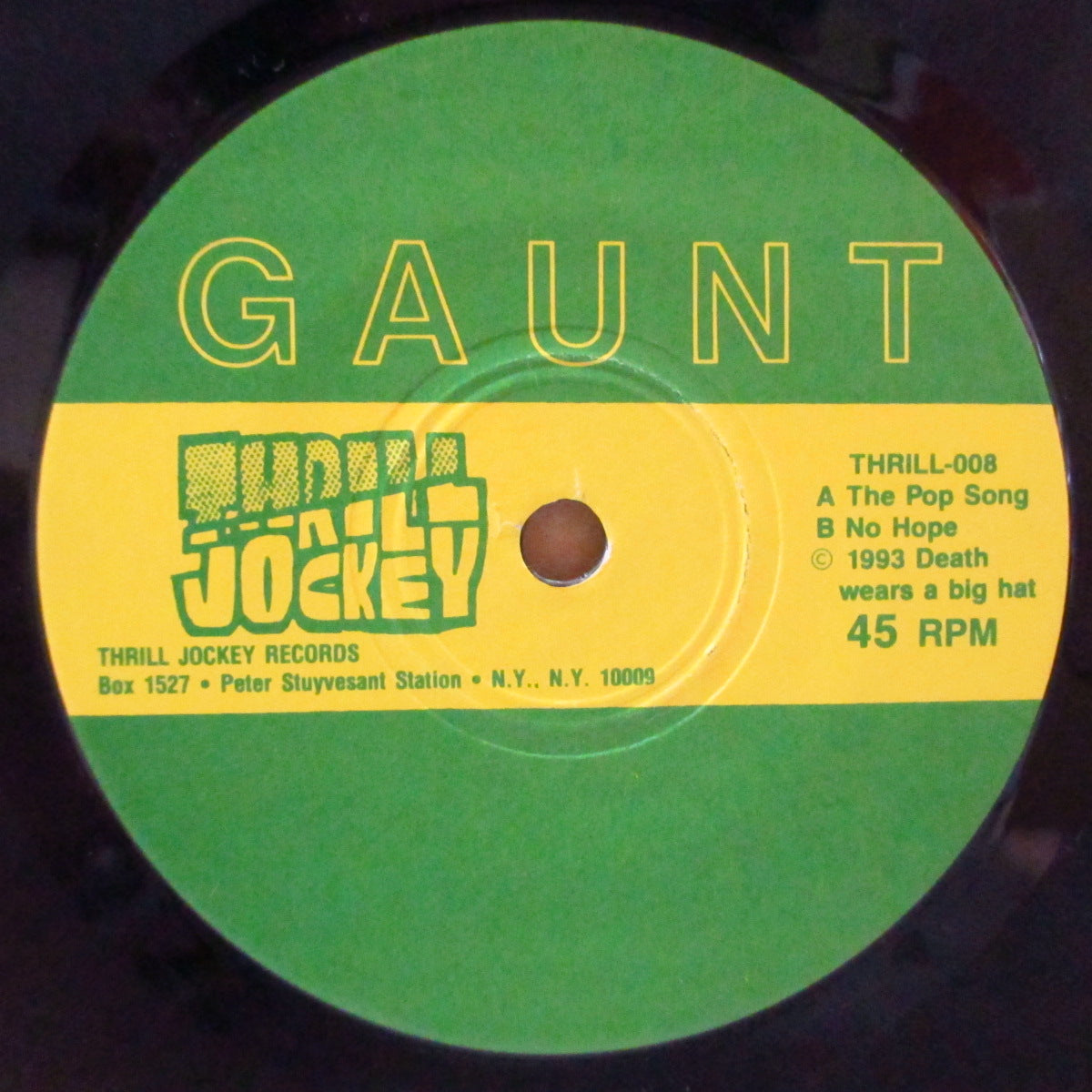 GAUNT (ゴーント) - Pop Song ? (US Orig.7")