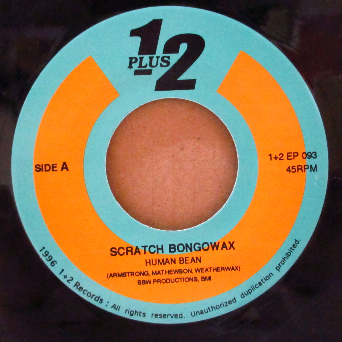 SCRATCH BONGOWAX (スクラッチ・ボンゴワックス) - Human Bean +2 (Japan Orig.7")