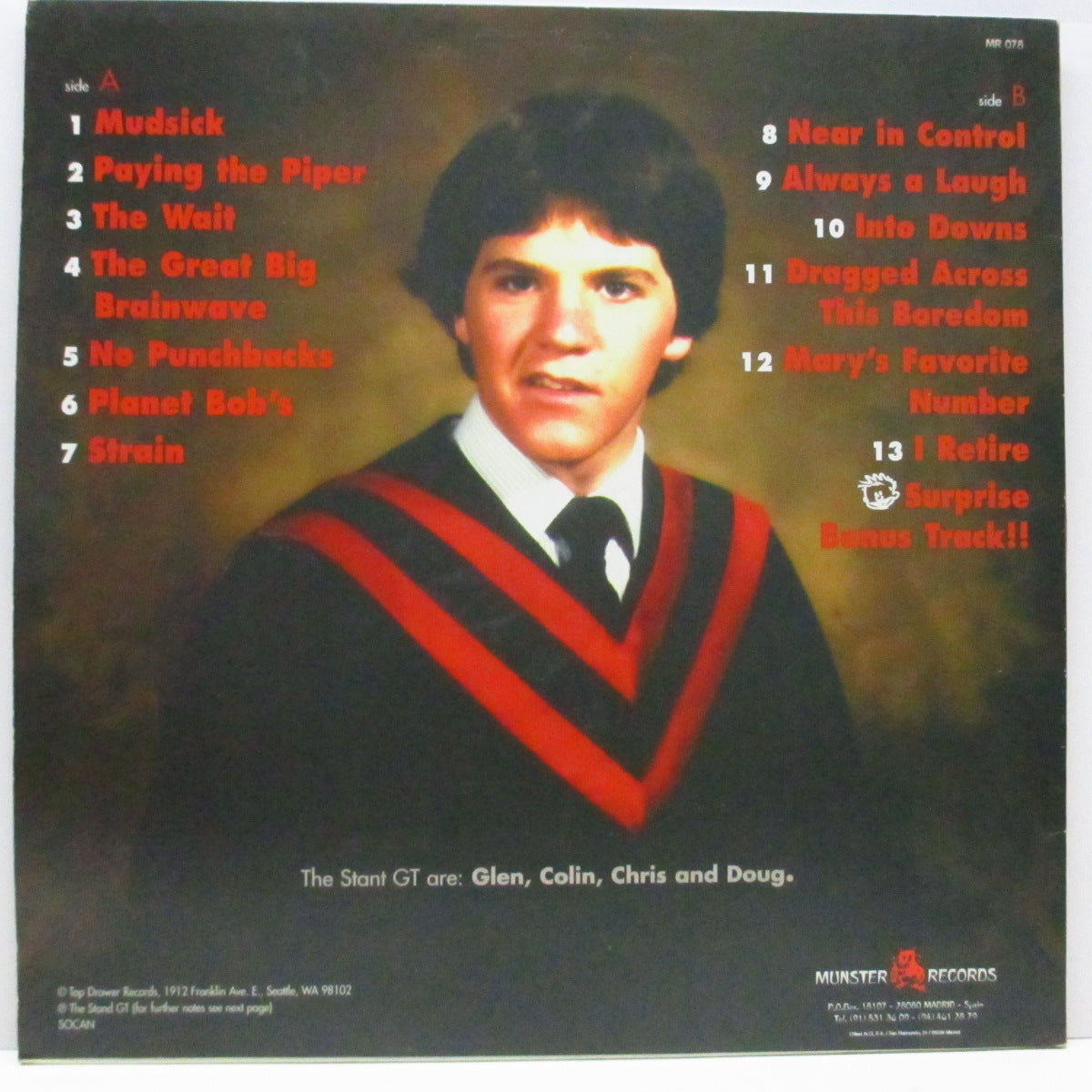 STAND GT, THE (ザ ・スタンド GT) - They're Magically Delicious (Spain オリジナル LP+インナー)