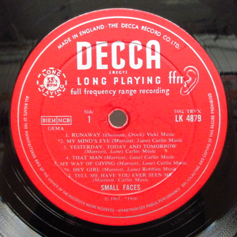 SMALL FACES (スモール・フェイセス) - From The Beginning (UK:Orig.MONO)