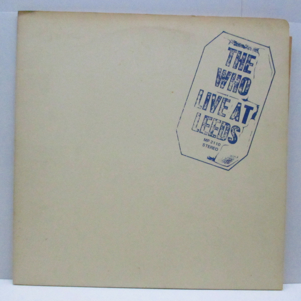 WHO (フー) - Live At Leeds (Japan Orig.LP/¥2000 Credit GS/MP-2110)