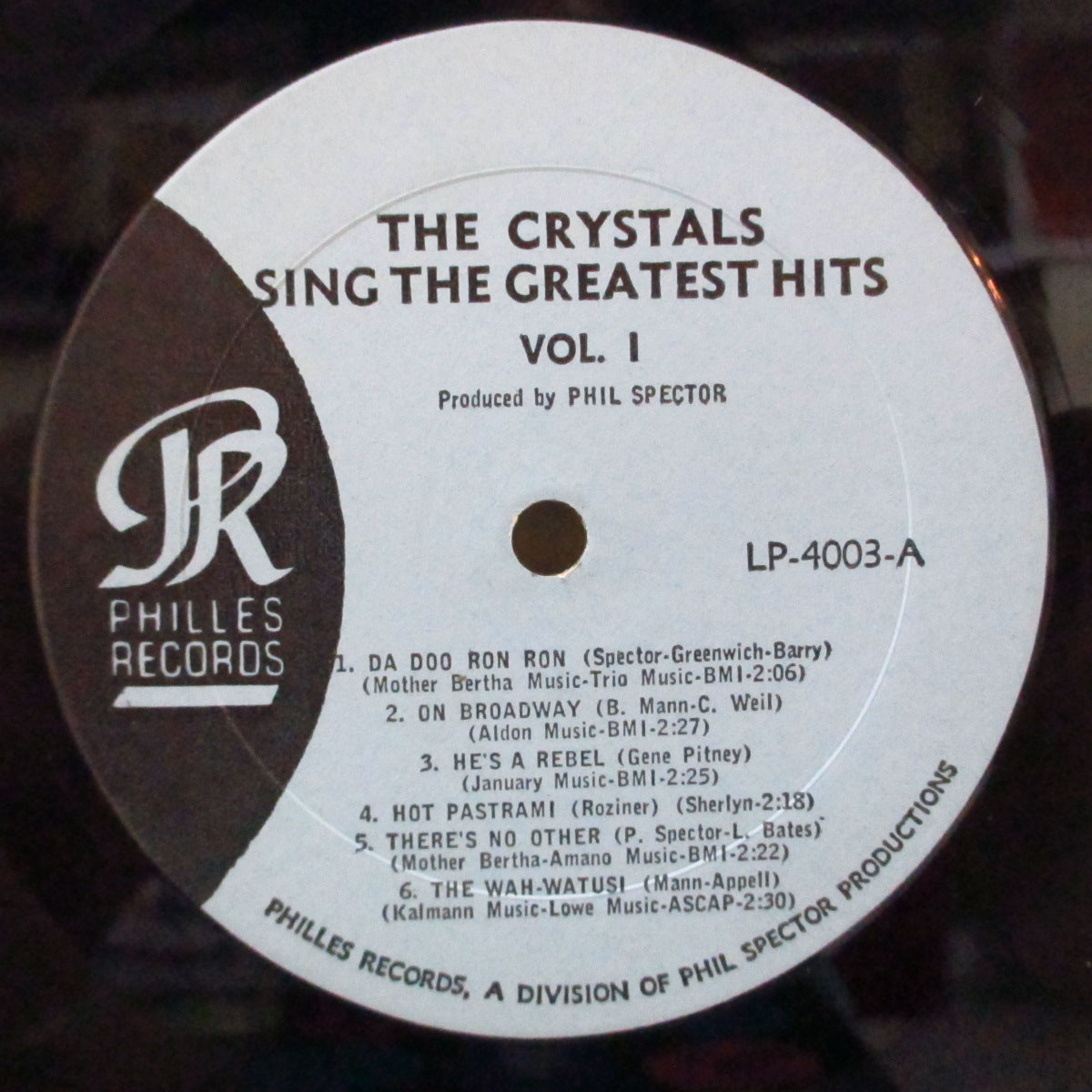 CRYSTALS (クリスタルズ) - Sing The Greatest Hits Vol.1 (US Orig.Mono LP)