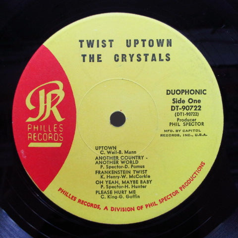 CRYSTALS (クリスタルズ) - Twist Uptown (US Capitol Club Stereo LP)