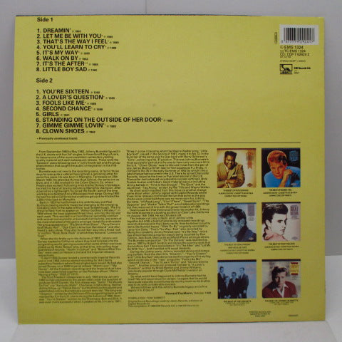 JOHNNY BURNETTE (ジョニー・バーネット) - The Best Of (UK Orig.LP)