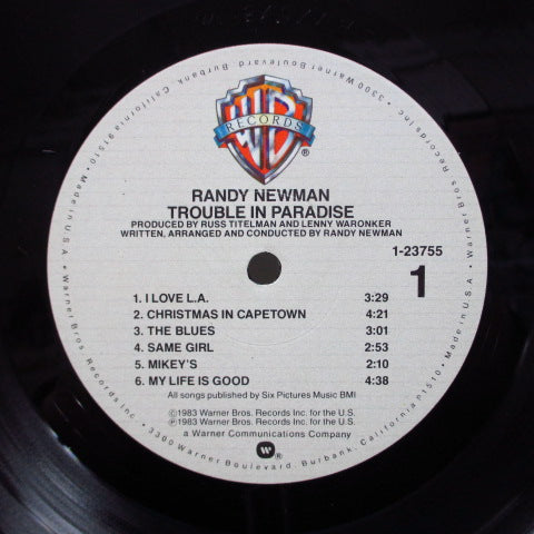 RANDY NEWMAN (ランディー・ニューマン) - Trouble In Paradise (US Orig)