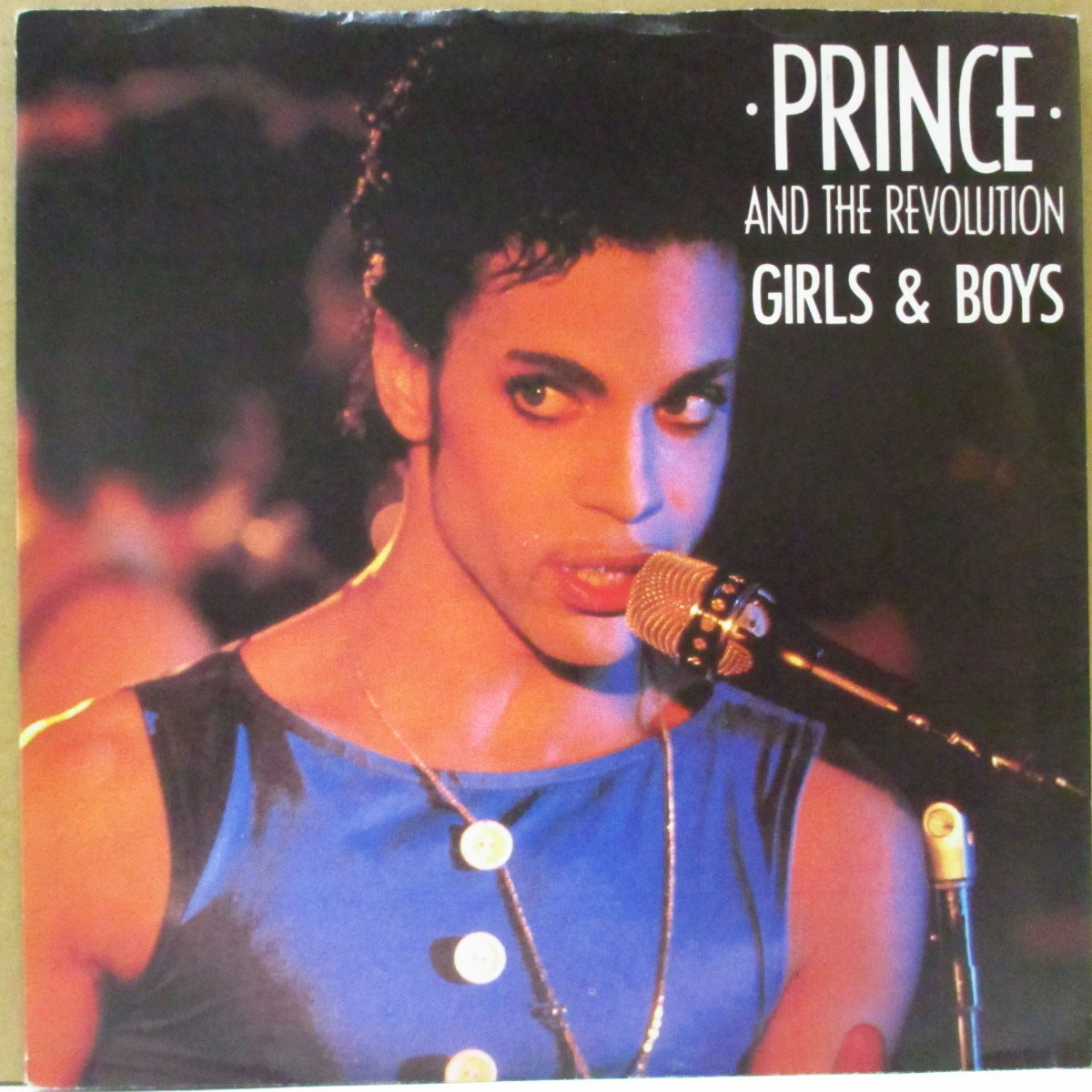 PRINCE And The Revolution (プリンス・アンド・ザ・レヴォリューション) - Girls & Boys (UK オリジナル・ペーパーラベ 7"+マット・ソフト紙ジャケ)