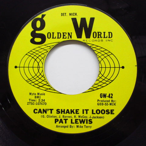 PAT LEWIS (パット・ルイス) - Can't Shake It Loose (Orig)