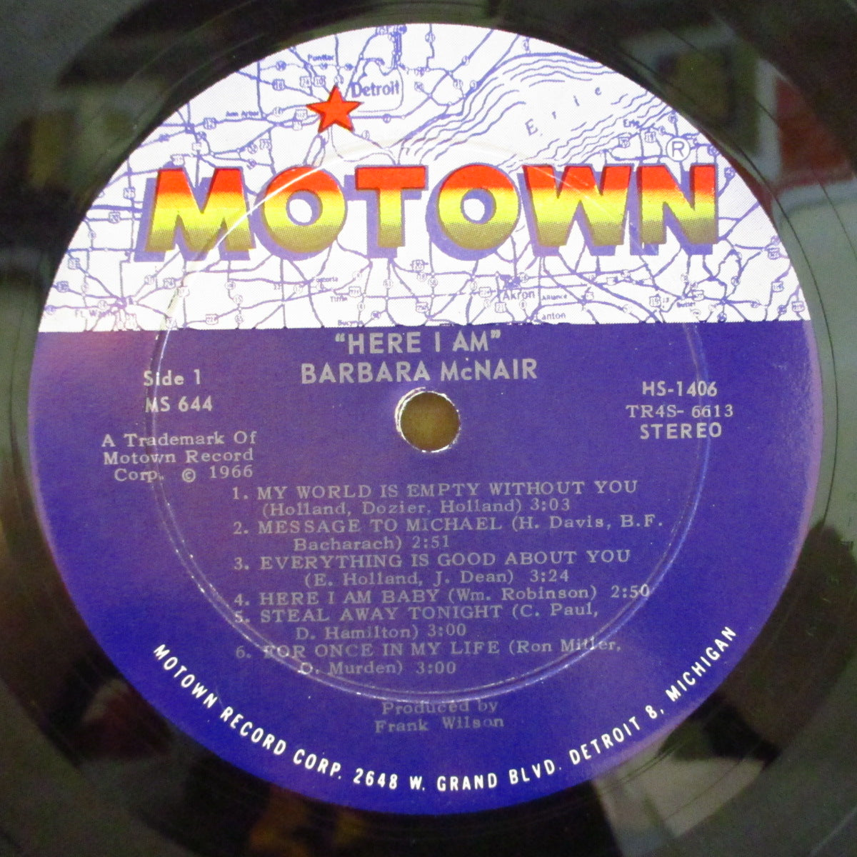 BARBARA MCNAIR (バーバラ・マクネアー) - Here I Am (US Orig.Stereo LP)