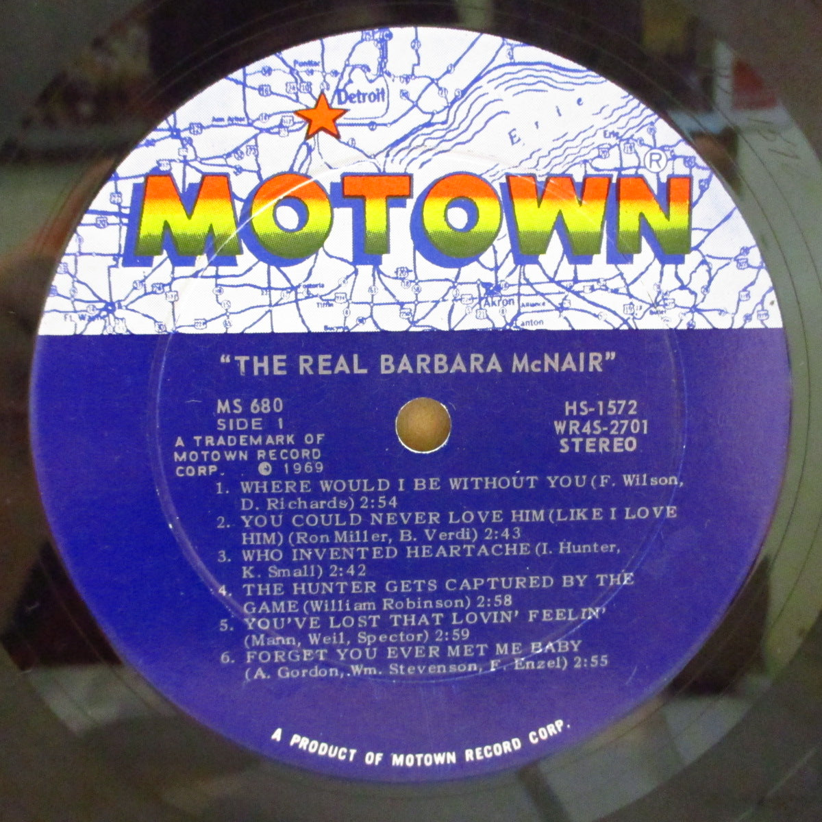 BARBARA MCNAIR (バーバラ・マクネアー) - The Real Barbara Mcnair (US Orig.Stereo LP)