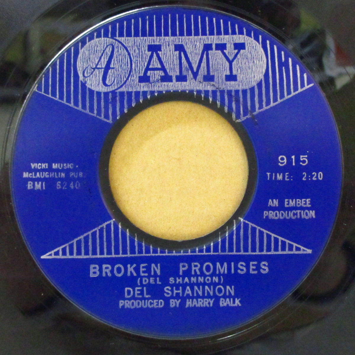 DEL SHANNON (デル・シャノン) - Keep Searchin' (US Orig.Blue Plastic Label 7")