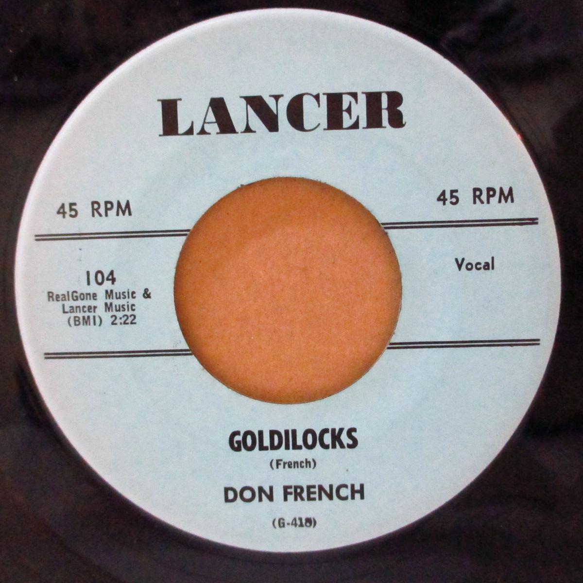 DON FRENCH (ドン・フレンチ) - Goldilocks (US Orig.7")