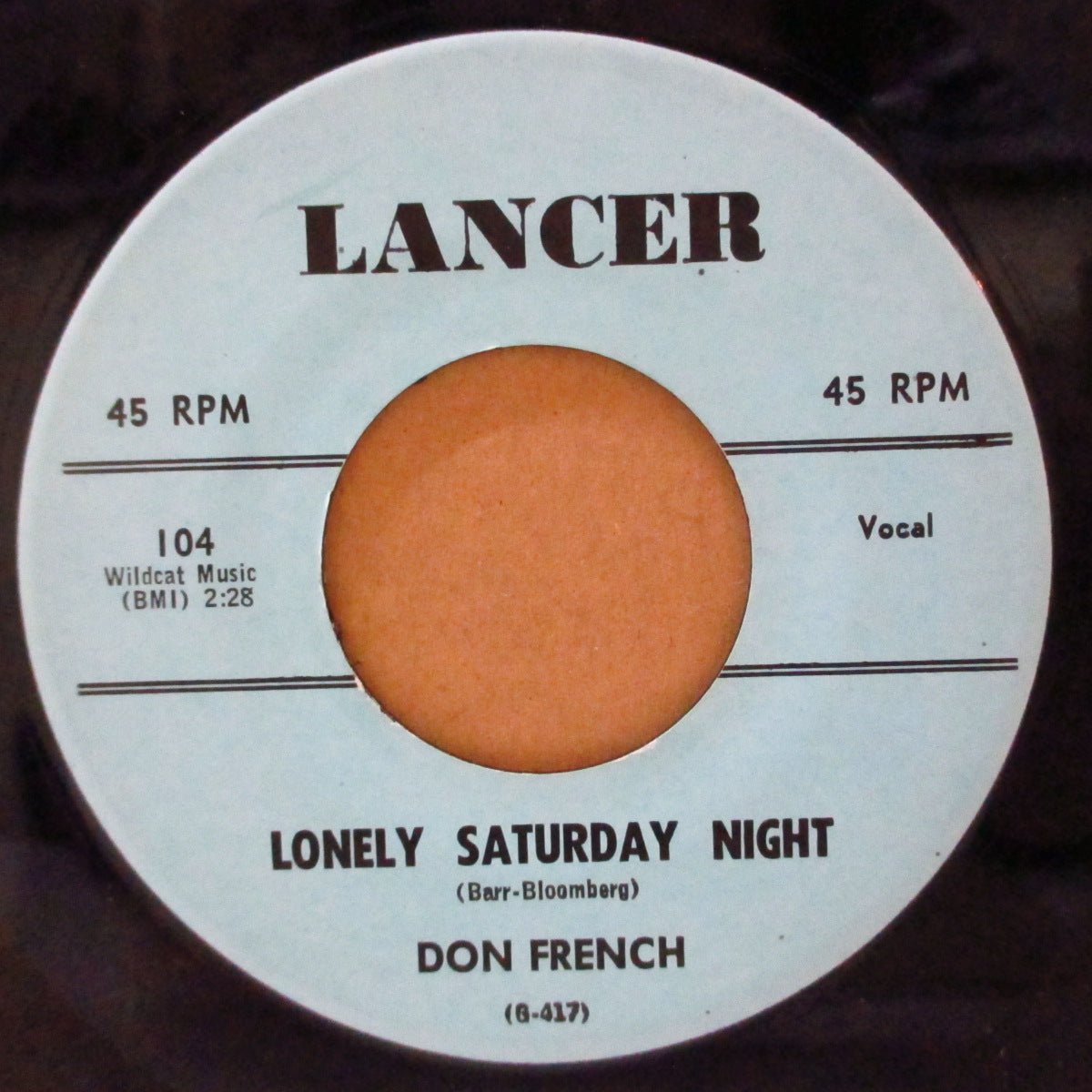DON FRENCH (ドン・フレンチ) - Goldilocks (US Orig.7")