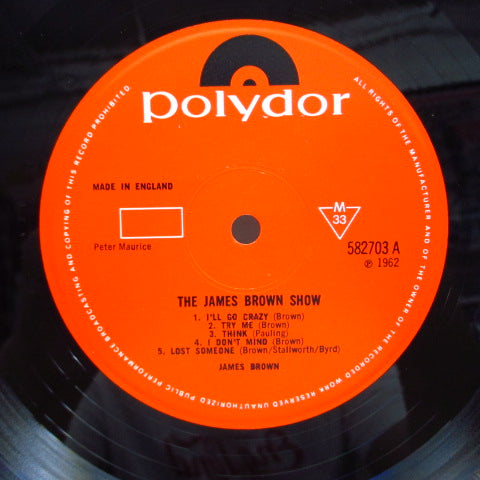 JAMES BROWN (ジェームス・ブラウン) - The James Brown Show (UK 60's Re Mono LP/CS)