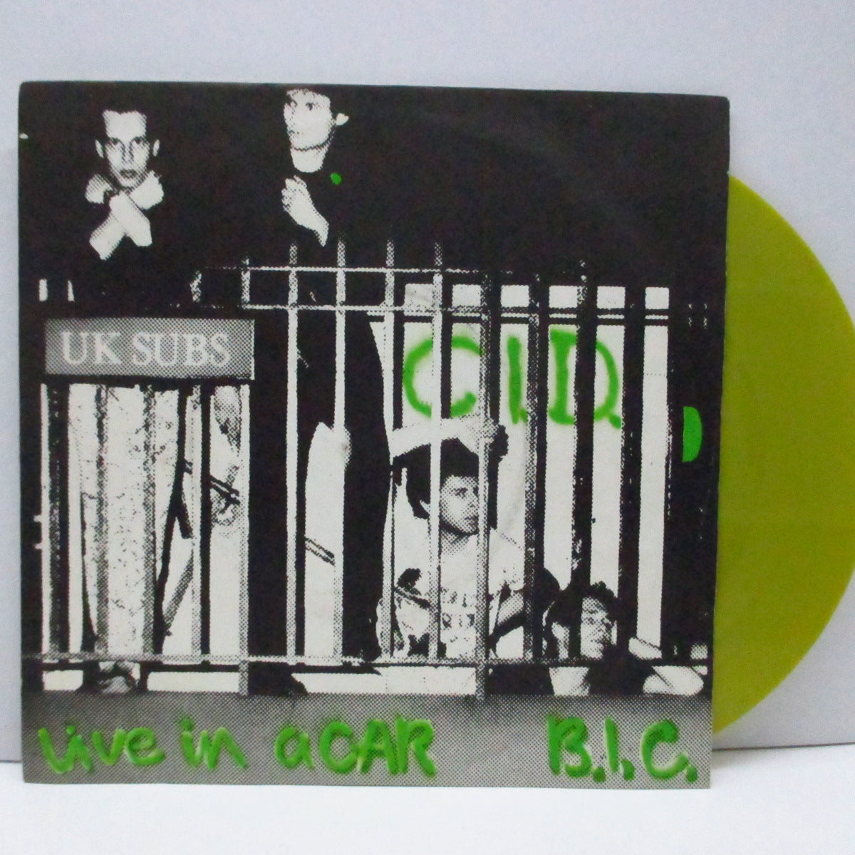 U.K. SUBS (U.K. サブス) - C.I.D. +2 (UK 初回オリジナル・オリーヴグリーンヴァイナル 7")