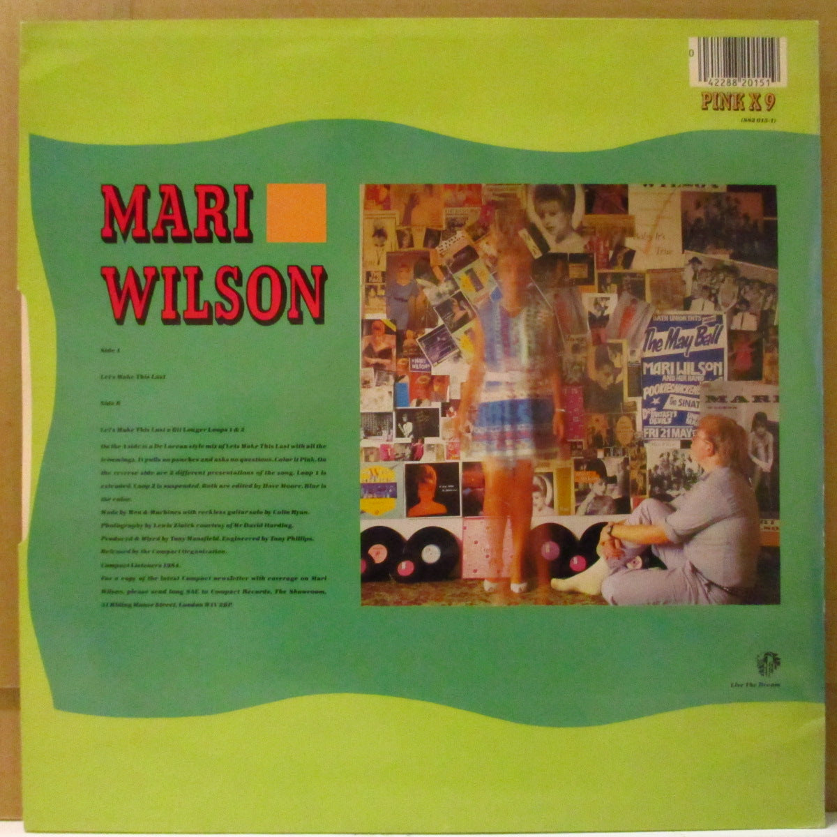 MARI WILSON (マリ・ウィルスン) - Let's Make This Last (UK Orig.12")