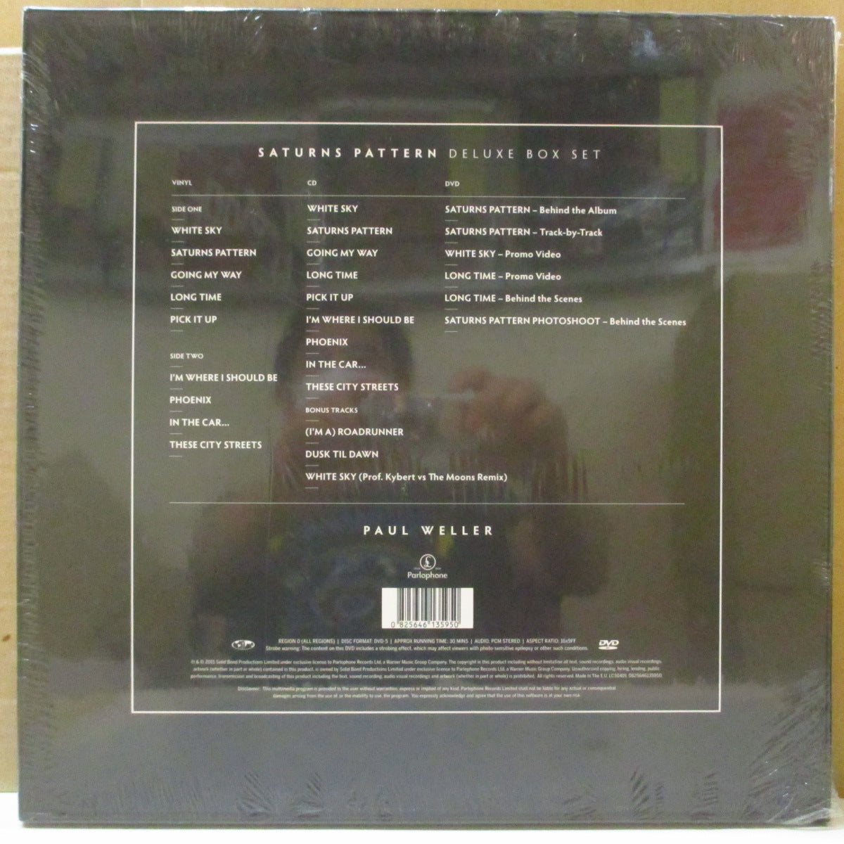 PAUL WELLER (ポール・ウェラー) - Saturns Pattern (EU Limited 180g Blue Vinyl LP Box Set+CD,DVD,Booklet,Poster/廃盤 New)