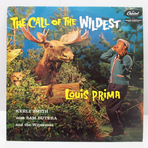 Louis Prima: CALL OF THE WILDEST, Butera & Keely Smith Capitol T836 Vinyl  LP