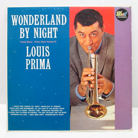 LOUIS PRIMA - Wonderland By Night:Pretty Music Prima Style Vol.2 (US Orig.Mono LP)