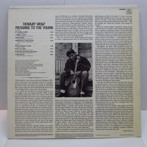 HOWLIN' WOLF - Message To The Young (UK Orig.Stereo LP/CS)