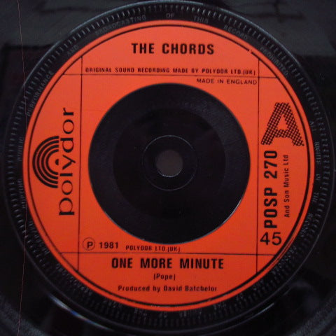 CHORDS, THE (ザ・コーズ) - One More Minute (UK Orig.7")