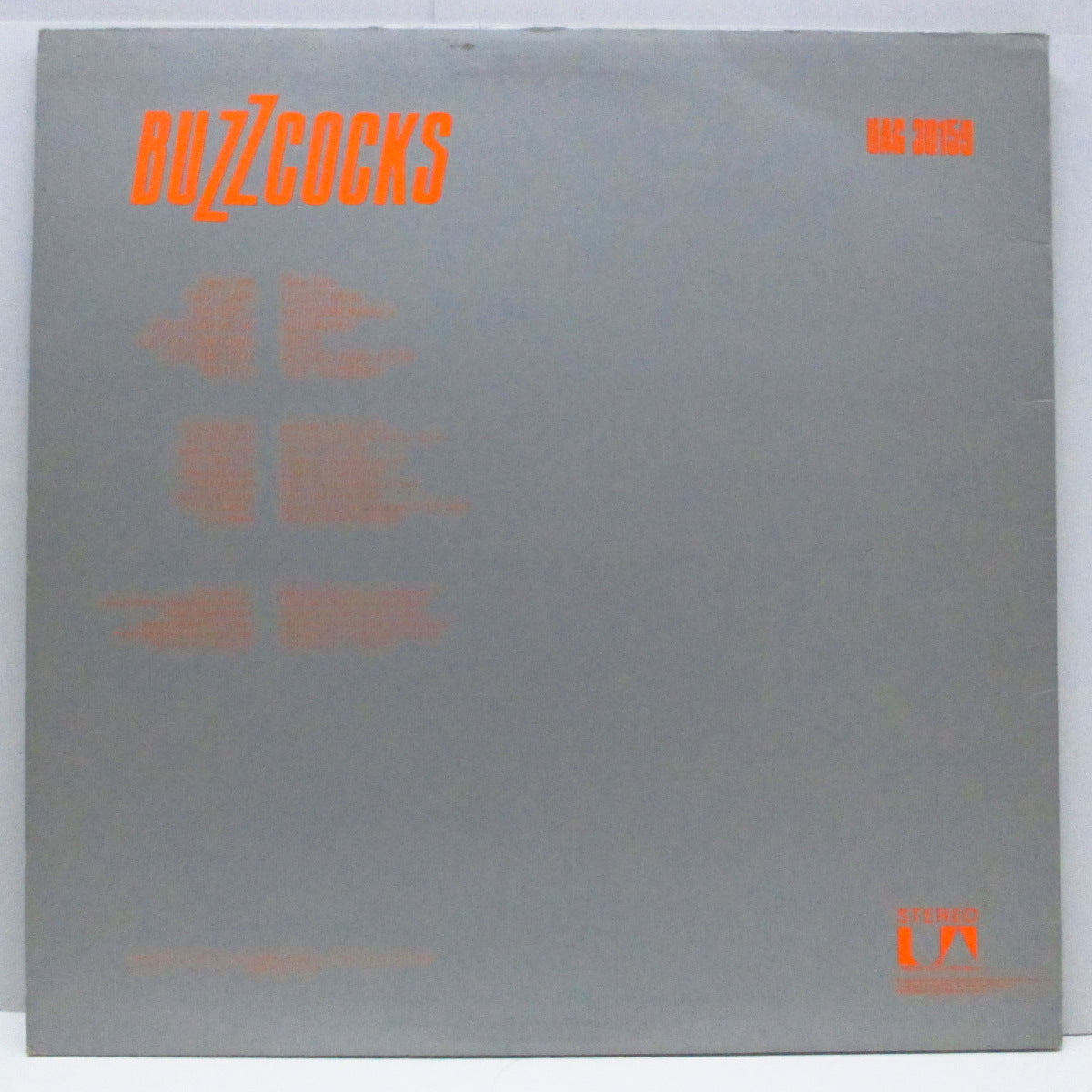 BUZZCOCKS (バズコックス) - Another Music In A Different Kitchen (UK オリジナル LP+ブラックインナー)