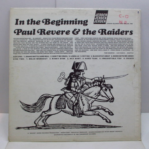 PAUL REVERE & THE RAIDERS (ポール・リヴィア&レイダーズ) - In The Beginning (US Orig.Mono LP)
