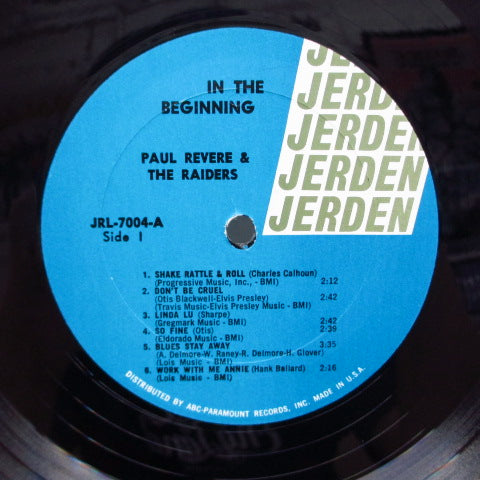 PAUL REVERE & THE RAIDERS (ポール・リヴィア&レイダーズ) - In The Beginning (US Orig.Mono LP)