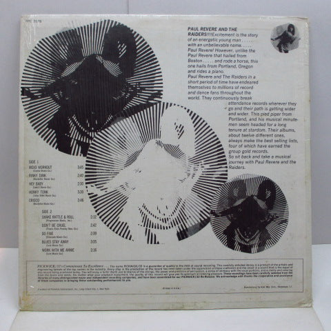 PAUL REVERE & THE RAIDERS (ポール・リヴィア&レイダーズ) - Paul Revere & The Raiders (US 70's Pickwick Re Stereo LP)