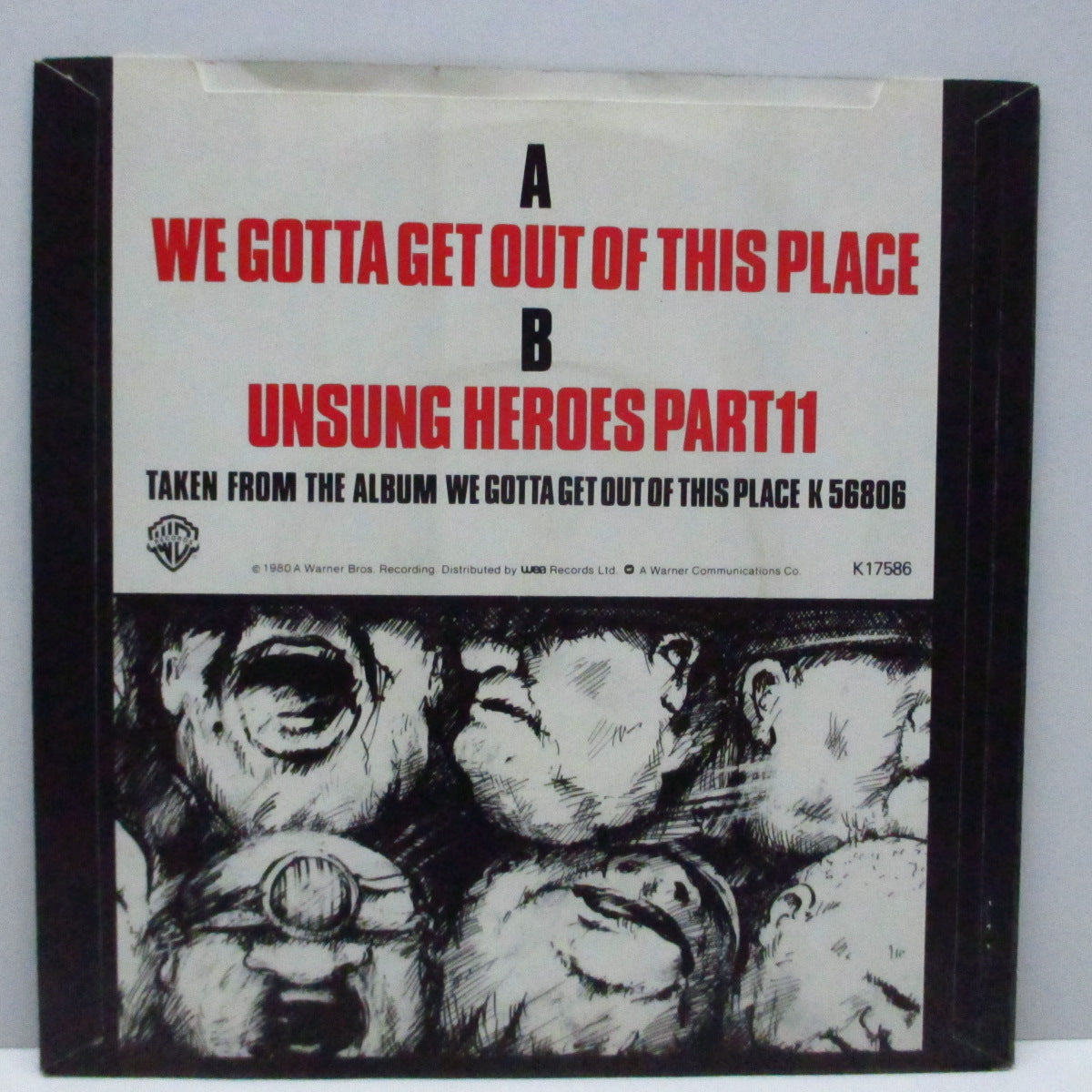 ANGELIC UPSTARTS (エンジェリック・アップスターツ) - We Gotta Get Out Of This Place (UK Orig.7")